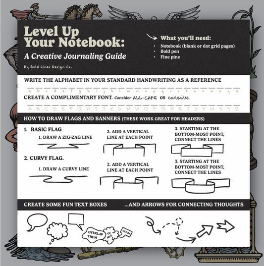 Level Up Your Notebook: A Creative Journaling Guide (Free Download)