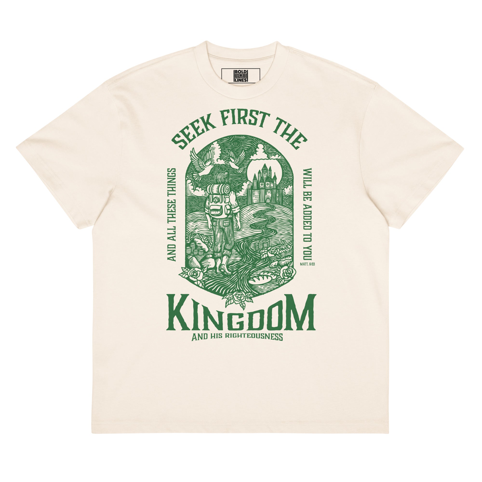 Seek First The Kingdom | Matthew 6:33 | Forrest Green Print